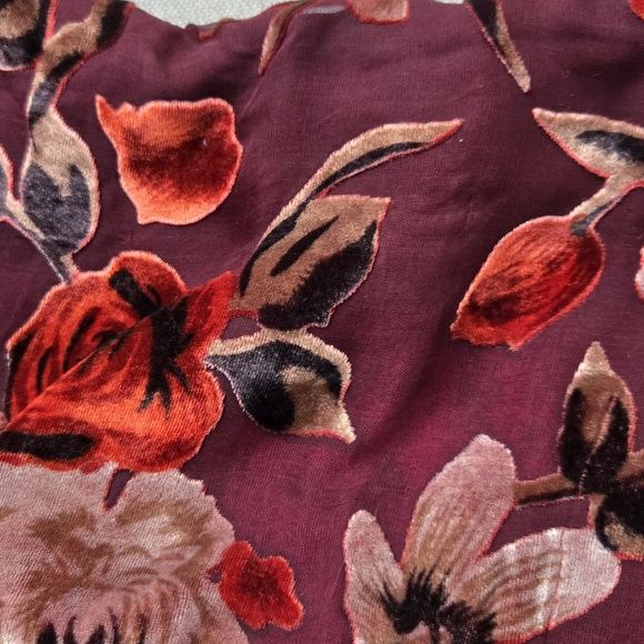 Floral Velvet Shoulder Bag - Picture 9 of 14